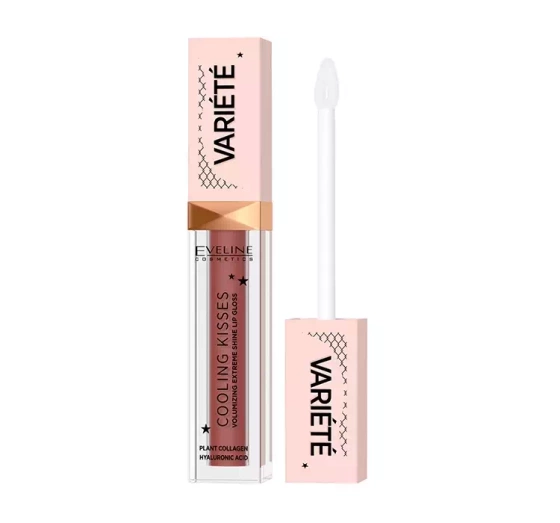 Kliknij na zdjęcie, aby je powiększyć EVELINE VARIETE COOLING KISSES LIPGLOSS 04 CANDY GIRL 6,8ML