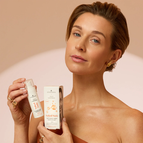 Orientana x Julia Kamińska Longevity Code Naked Nude NAD+ Satin-Creme für Haut, die Feuchtigkeit und Geschmeidigkeit benötigt, 30 ml
