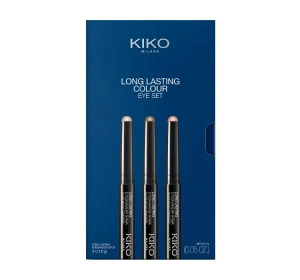 KIKO Milano Long Lasting Colour Eye Set Lidschatten-Stift-Set 01 3 x 1,6 g