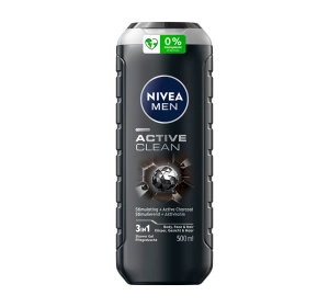 NIVEA MEN Active Clean Duschgel für Männer 500 ml