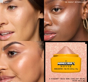 NYX Professional Makeup × A Minecraft Movie Cremiger Highlighter 03 Going Gold 8 g