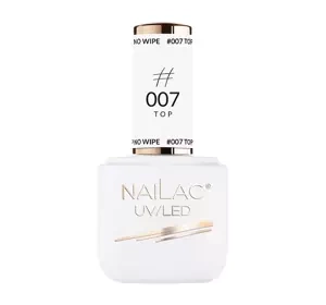 NAILAC TOP HYBRID TOP COAT #007 NO WIPE 7ML