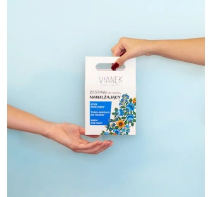 VIANEK FEUCHTIGKEITSSET MIZELLENWASSER + TONER + AUGENCREME