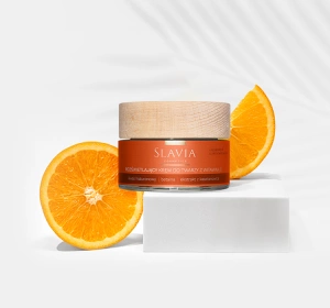 SLAVIA COSMETICS GESICHTSCREME FÜR TAG UND NACHT MIT AKTIVEM VITAMIN C 3% 50ML
