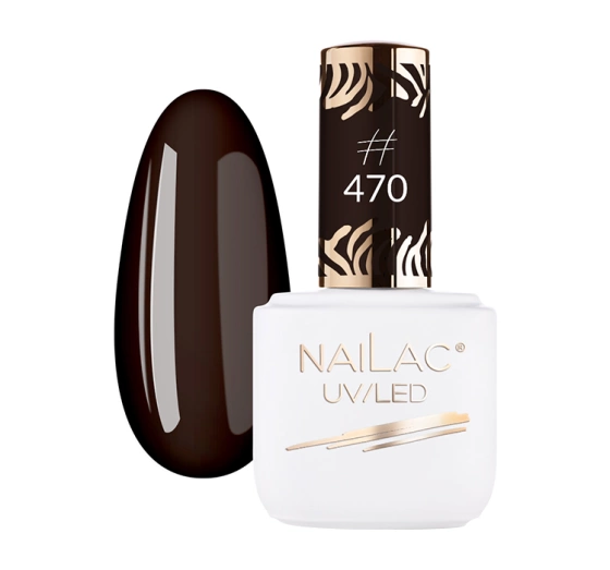 Kliknij na zdjęcie, aby je powiększyć NAILAC HYBRIDLACK #470 7ML