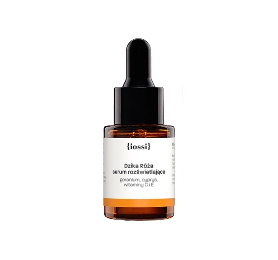 Kliknij na zdjęcie, aby je powiększyć IOSSI WILDE ROSE BELEUCHTENDES SERUM MIT GERANIE ZYPRESSE UND VITAMIN C UND E 10ML
