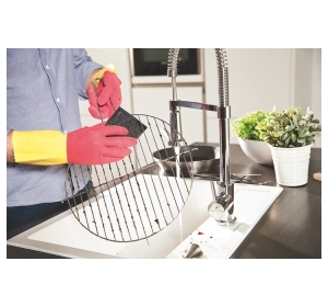 Vileda Glitzi Power Inox Edelstahl-Schwamm 2 Stück