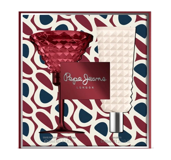 Kliknij na zdjęcie, aby je powiększyć PEPE JEANS LONDON CALLING HER EDP SPRAY 80ML + BALSAM 80ML