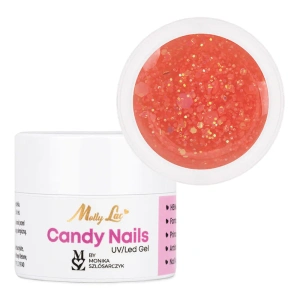 Molly Lac Gel für Nageldesigns Candy Nails Candy Peach 5 g