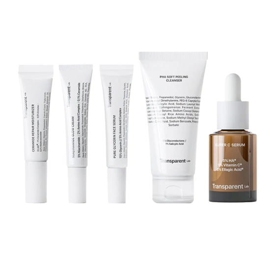 Transparent Lab ZI-K Discovery Kit – Gesichtspflege-Set