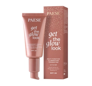 Paese Get The Glow Look Leuchtendes Make-up-Fluid für das Gesicht 0N Neutral Beige 30ml