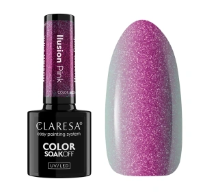 Claresa Hybrid-Nagellack Illusion Pink 5 g