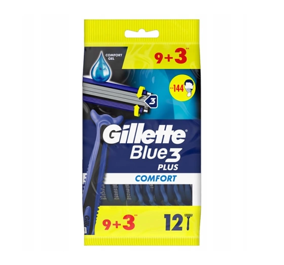 Gillette Blue 3 Plus Comfort Einwegrasierer 12 Stück