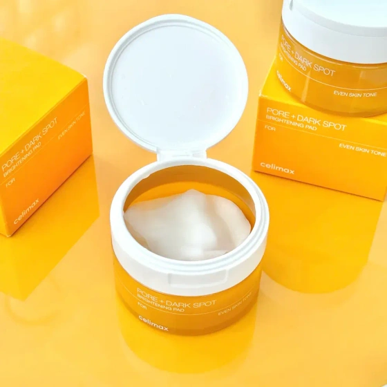 Kliknij na zdjęcie, aby je powiększyć Celimax Pore + Dark Spot Brightening Pad – aufhellende Gesichtspads, 40 Stück