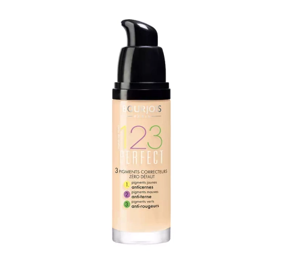 BOURJOIS 123 PERFECT FOUNDATION GRUNDIERUNG 51 LIGHT VANILLA 30 ML