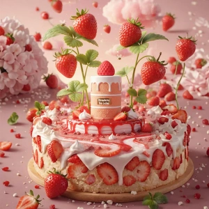 Arabiyat Sugar Strawberry Tres Leches Eau de Parfum Spray 100 ml