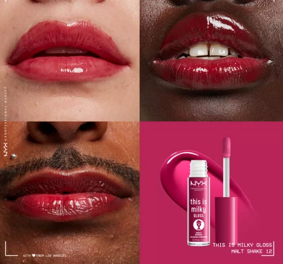 NYX Professional Makeup This Is Milky Lipgloss 12 Malt Shake 4 ml
