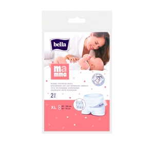 Bella Mamma Wiederverwendbare Wochenbett-Slips XL 2 Stück