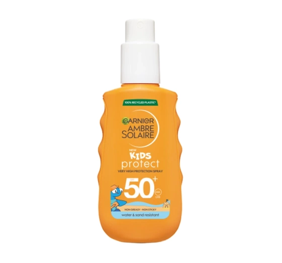 Kliknij na zdjęcie, aby je powiększyć GARNIER AMBRE SOLAIRE KIDS SCHUTZSPRAY FÜR KINDER SPF50+ 150ML