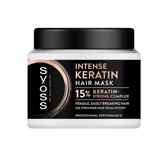 Syoss Intense Keratin Haarmaske für strapaziertes und sprödes Haar 400ml