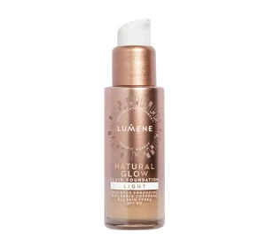 LUMENE NATURAL GLOW FLUID FOUNDATION GRUNDIERUNG LIGHT 30ML