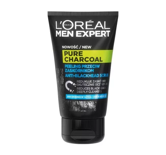 Kliknij na zdjęcie, aby je powiększyć LOREAL MEN EXPERT PURE CHARCOAL PEELING GEGEN MITESSER 100ML