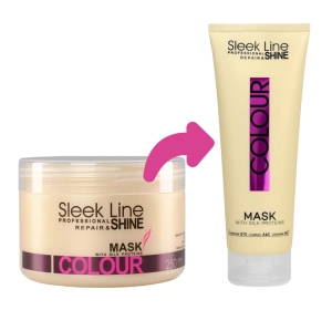 STAPIZ SLEEK LINE COLOUR MASKE FÜR GEFÄRBTES HAR MIT SEIDE 250ML