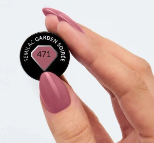 SEMILAC SUNSET SOIRÉE HYBRIDLACK 471 GARDEN SOIRÉE 7ML