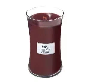 WOODWICK LARGE JAR CANDLE DUFTKERZE BLACK CHERRY 610G