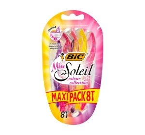 BIC Miss Soleil Colour Collection Einwegrasierer für Frauen 8 Stück