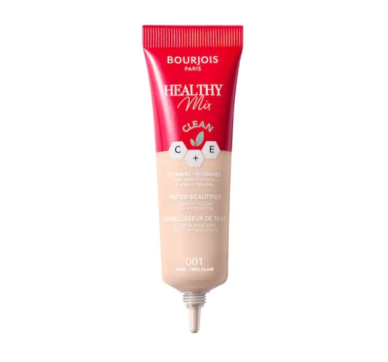 BOURJOIS HEALTHY MIX FEUCHTIGKEITSSPENDENDE GETÖNTE TAGESCREME 001 FAIR 30ML