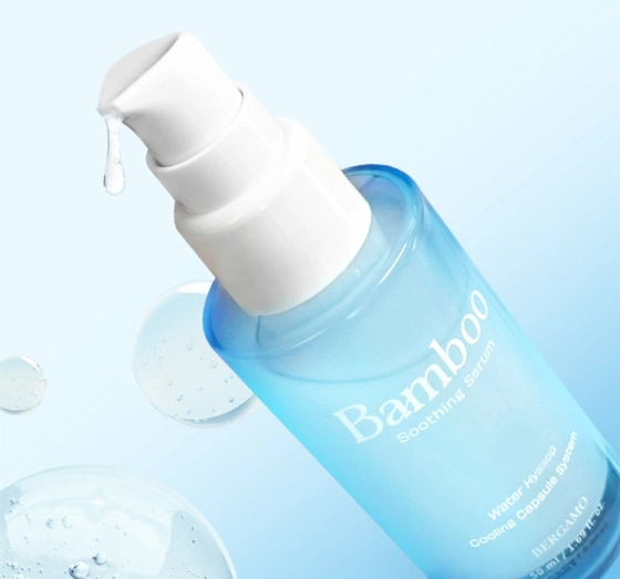 Kliknij na zdjęcie, aby je powiększyć Bergamo Bamboo Soothing Serum – beruhigendes und kühlendes Serum mit Bambus, 50 ml