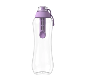 Dafi Soft Filterflasche mit Aktivkohlefilter 0,5 l Violett