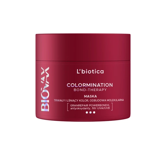 Biovax Colormination Bond-Therapy Maske für coloriertes Haar 200 ml