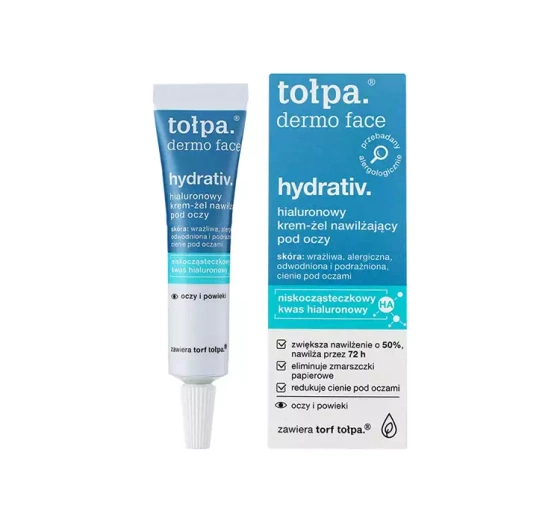 Kliknij na zdjęcie, aby je powiększyć TOŁPA DERMO FACE HYDRATIV FEUCHTIGKEITSCREME-GEL UNTER AUGEN 10 ML
