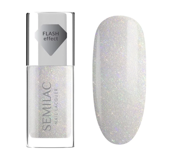 Semilac Nail Lacquer Klassischer Nagellack 116 Holo Flash 9 ml 