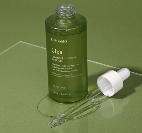 BERGAMO CICA FEUCHTIGKEITSSPENDENDE GESICHTSAMPULLE 150ML