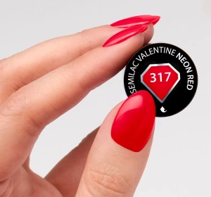 SEMILAC UV HYBRID NAGELLACK 317 NEON RED 7 ML
