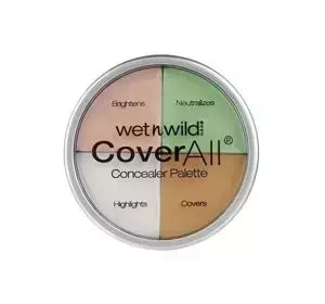 Wet n Wild Cover All Color Corrective Concealer Palette – Concealer-Palette für das Gesicht, 6,5 g