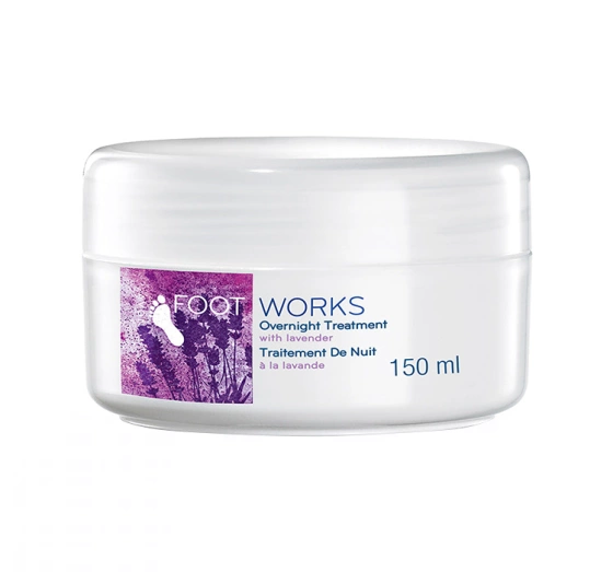 AVON FOOT WORKS LAVENDEL INTENSIVE FEUCHTIGKEITSSPENDENDE FUSSPFLEGE FÜR DIE NACHT 150ML