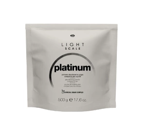 Lisap Milano Light Scale Platinum Haaraufheller in Pulverform, grau, 500 g