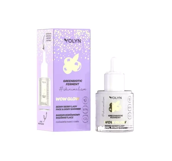 YOLYN GREENBIOTIC FERMENT BEEREN HIGHLIGHTER FÜR GESICHT UND KÖRPER 20ML