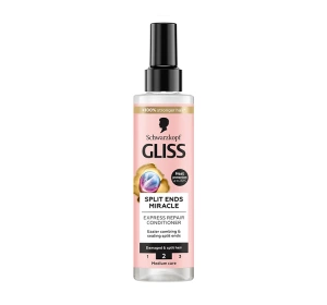 GLISS SPLIT ENDS MIRACLE EXPRESS-CONDITIONER FÜR GESCHÄDIGTES HAAR MIT SPLISS 200ML