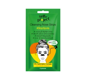 Selfie Project Ultra-Reinigungsstreifen für die Nase mit Aktivkohle 4 Stück