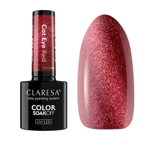 Claresa Hybrid-Nagellack Cat Eye Red 5 g