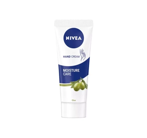 Kliknij na zdjęcie, aby je powiększyć NIVEA HAND CREAM MOISTURE CARE HANDCREME MIT OLIVENÖL 75ML