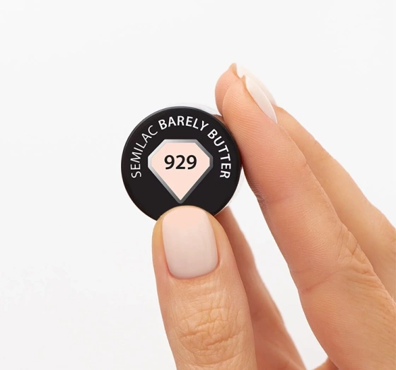 Semilac x Margaret UV Nagellack 929 Barely Butter 7 ml