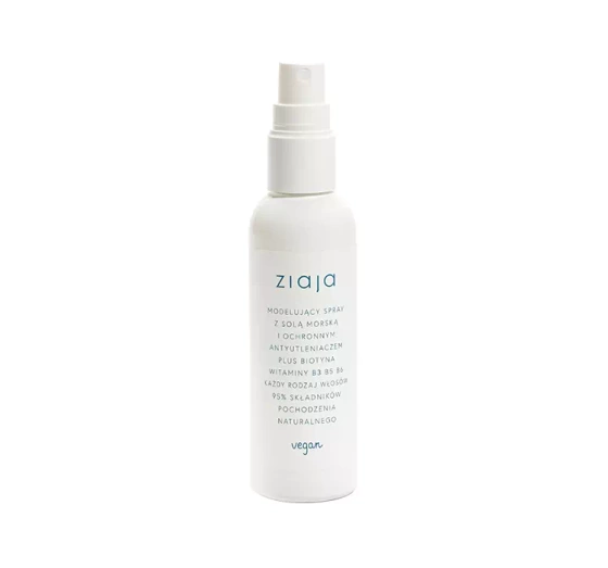 Ziaja Vegan modellierendes Spray mit Meersalz für strapaziertes Haar 90ml