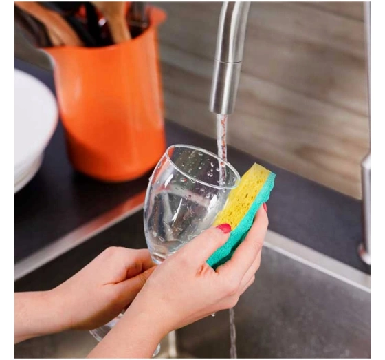 Vileda Glitzi Always Clean Viskose-Spülschwamm 2 Stück