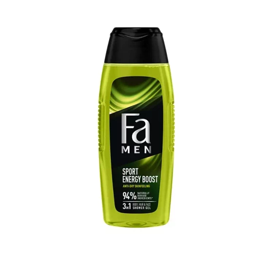 Fa Men Sport Energy Boost Duschgel 3in1 für Gesicht, Körper und Haare 400ml